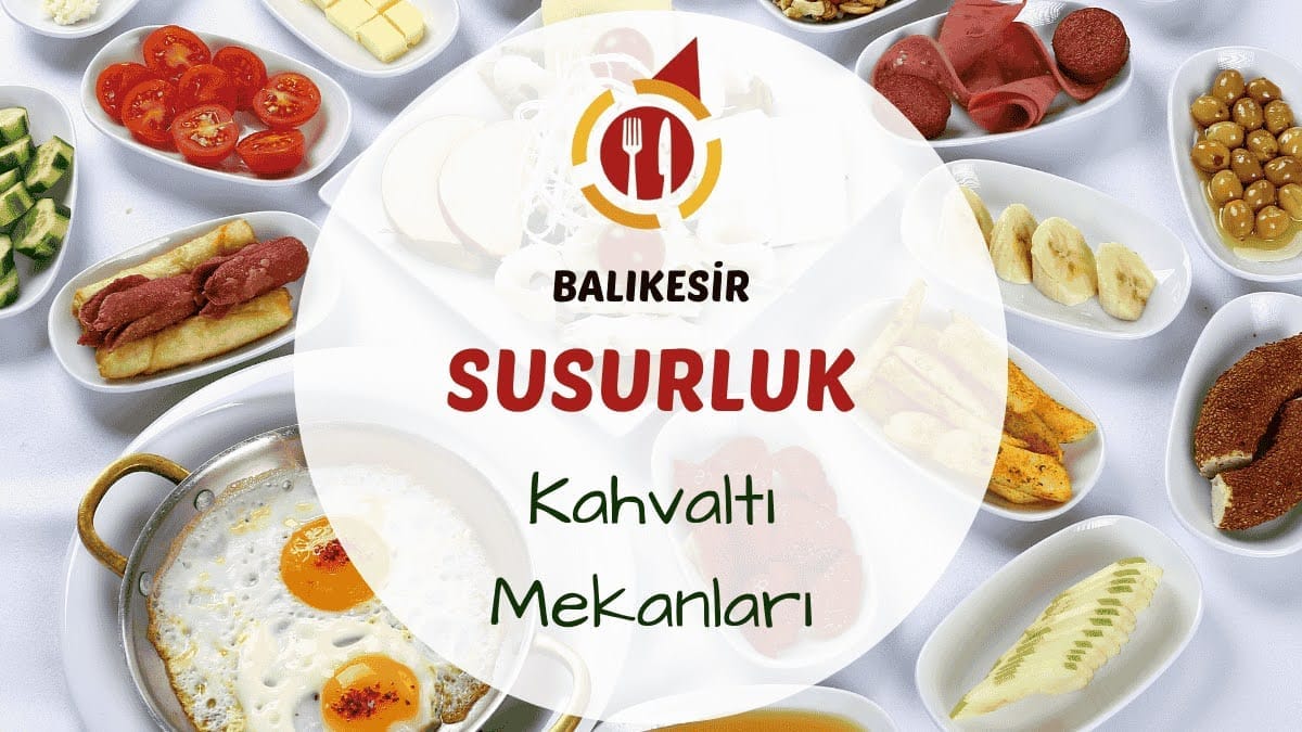 Susurluk'ta köpüklü ayran ve çıtır tostlarla dolu bir kahvaltı sofrası görünümü