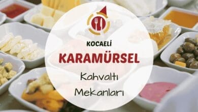 Karamürsel'de deniz manzaralı bir masada hazırlanmış serpme kahvaltı tabağı