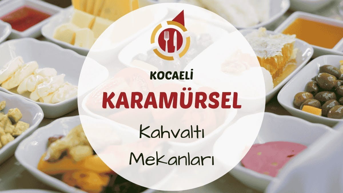 Karamürsel'de deniz manzaralı bir masada hazırlanmış serpme kahvaltı tabağı
