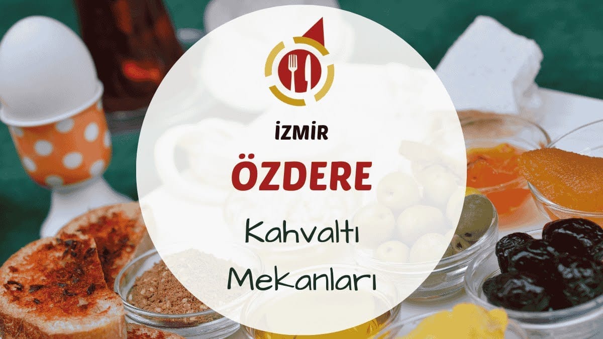Özdere sahilinde serpme kahvaltı tabağı ve deniz manzarası eşliğinde sabah sofrası