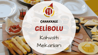 Gelibolu Hamzakoy sahilinde denize karşı kurulmuş bir sabah kahvaltı sofrası görünümü