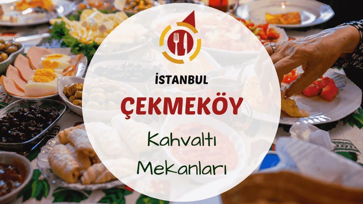 Çekmeköy'de ormanlık alanda serpme kahvaltı masası ve yeşil bahçe manzarası