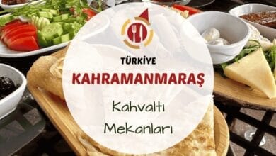 Şairler Tepesi'nden Kahramanmaraş panoraması eşliğinde serpme kahvaltı tabağı