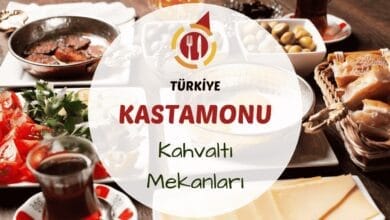 Kastamonu'da tarihi konak avlusunda hazırlanmış yöresel serpme kahvaltı sofrası