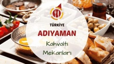 Adıyaman kahvaltı sofrası serpme tabak peynir reçel ve çay görünümü