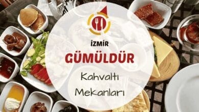 Gümüldür'de ağaç altında hazırlanmış serpme kahvaltı sofrasından bir kare