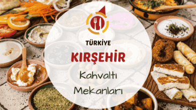 Kırşehir'de serpme kahvaltı tabağı ve taze demlenmiş çay görseli