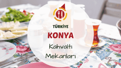 Konya'da yöresel peynirler ve reçellerle donatılmış serpme kahvaltı masası