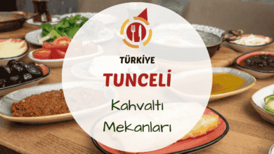 Tunceli merkezde bir kahvaltı masasında yöresel peynirler ve taze çay servisi