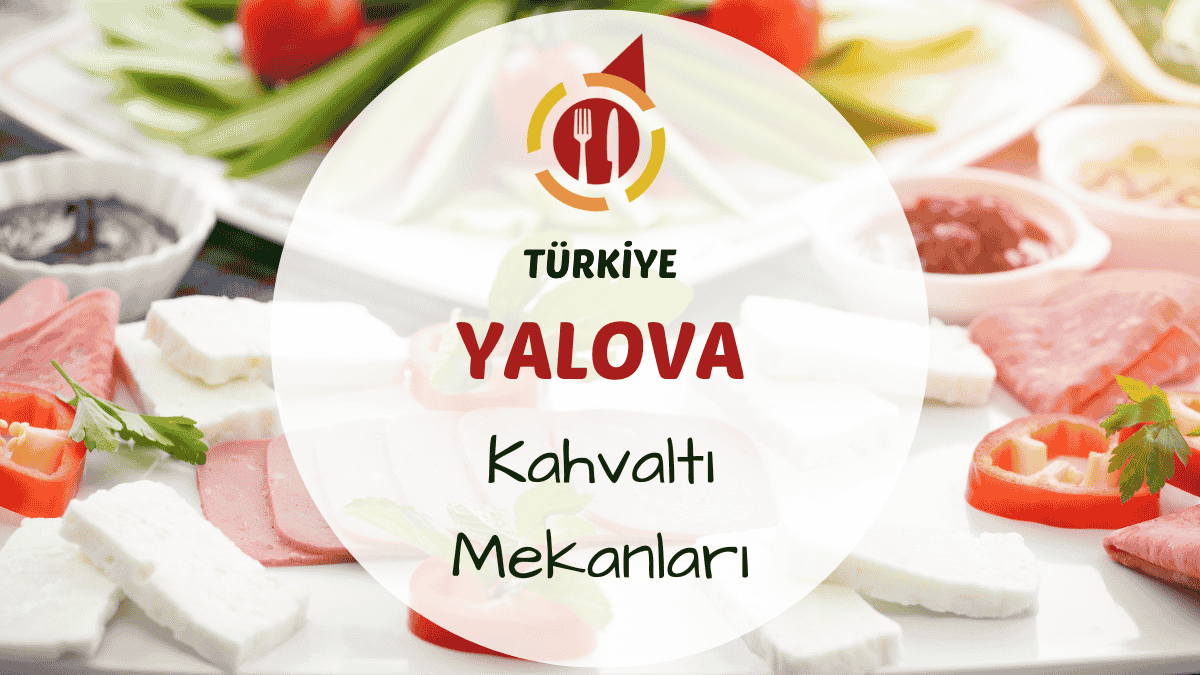 Yalova'da ağaçlar arasında hazırlanmış zengin bir serpme kahvaltı sofrası