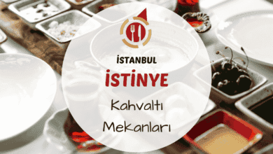 İstinye'de Boğaz manzaralı bir masada serpme kahvaltı tabağı ve çay bardakları