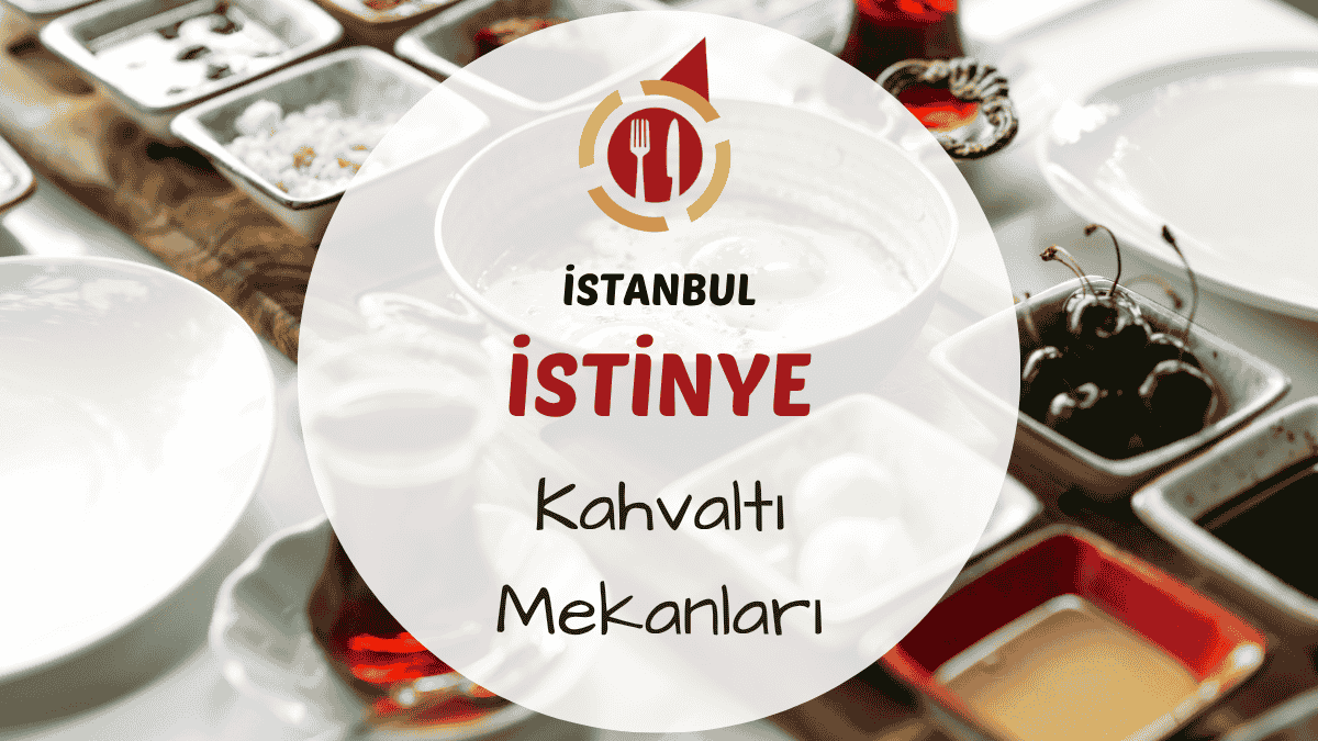 İstinye'de Boğaz manzaralı bir masada serpme kahvaltı tabağı ve çay bardakları