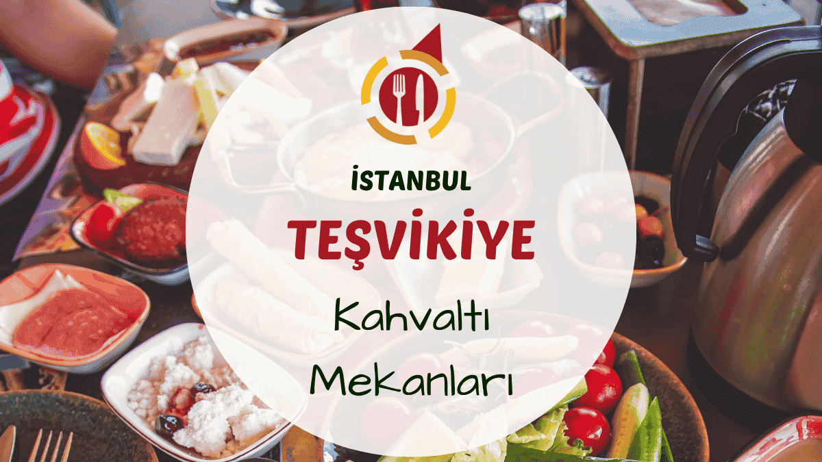 Teşvikiye sokaklarında sabah saatlerinde bir kahvaltı masasının üstten görünümü