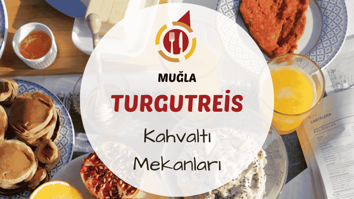 Turgutreis sahilinde serpme kahvaltı sofrası ve deniz manzarası