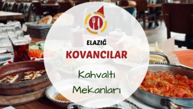 Kovancılar'da sabah kahvaltı tabağı ve taze çay servisi yapılan bir masa görünümü