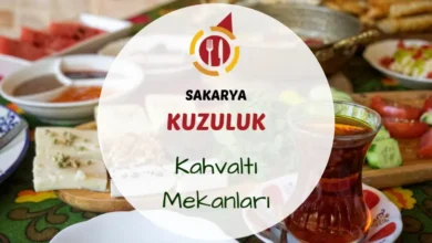 Kuzuluk dere kenarında çardakta kurulan serpme kahvaltı sofrası