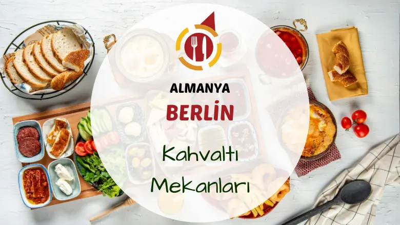 Berlin'de Türk kahvaltısı sunan mekanlardan birinde serpme kahvaltı tabağı