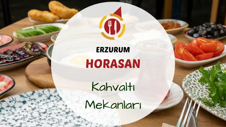 Horasan ilçesinde yöresel ürünlerle hazırlanmış geleneksel kahvaltı sofrası görünümü