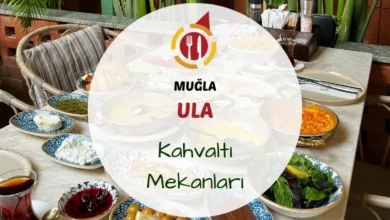 Ula ilçesinde doğal ürünlerle hazırlanmış serpme kahvaltı sofrasından bir görünüm